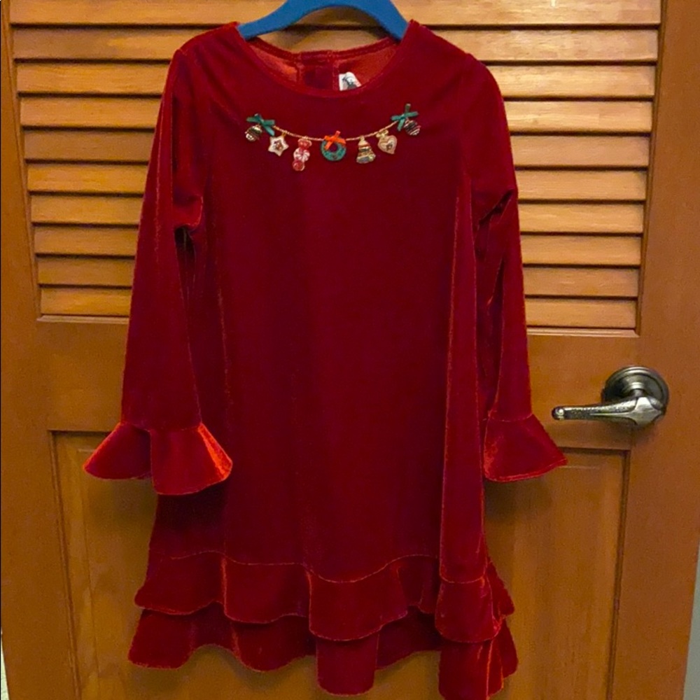 Red velvet holiday dress 6/6x